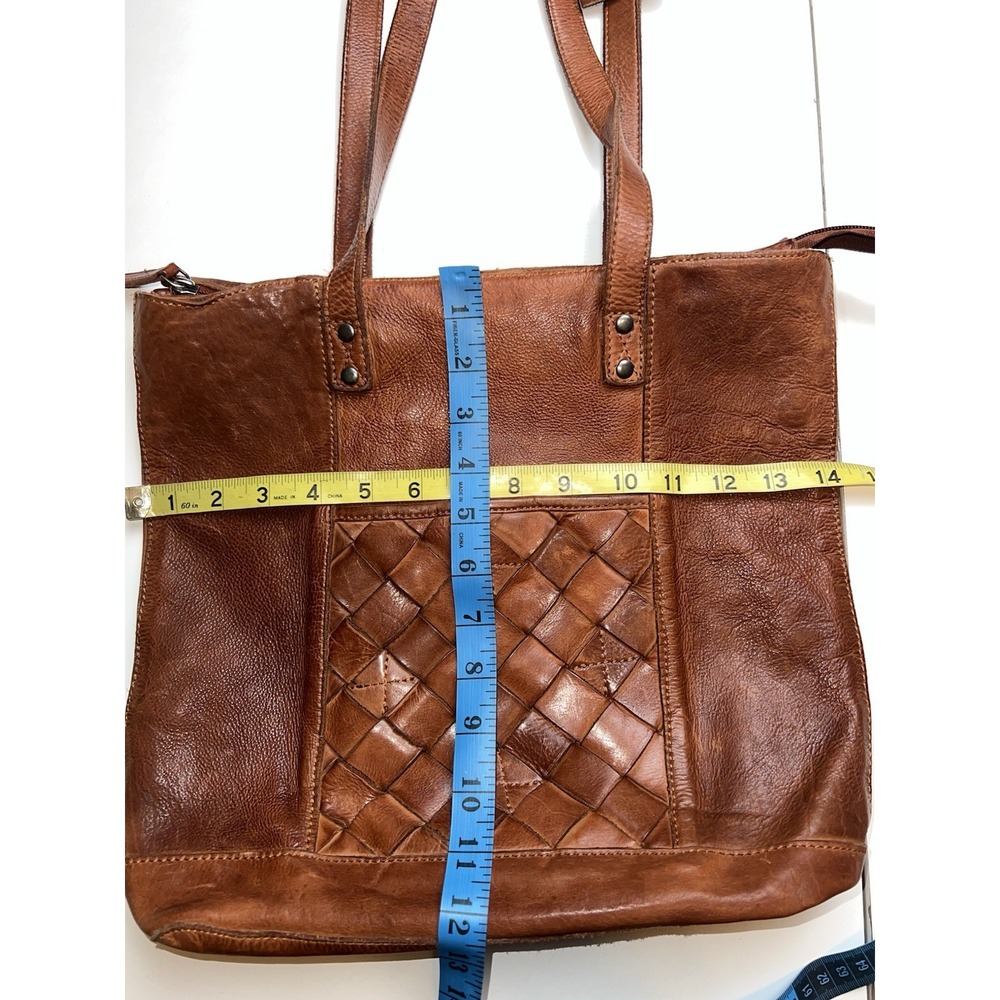 Vilenca Holland Women's Leather Tote Bag Brown EUC - Picture 4 of 8